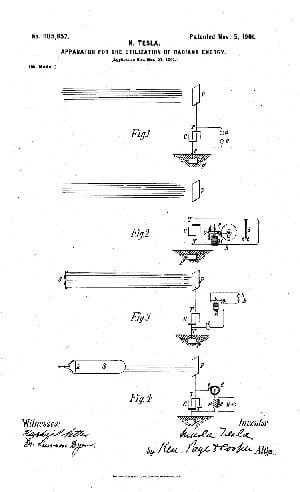 patent-tesla