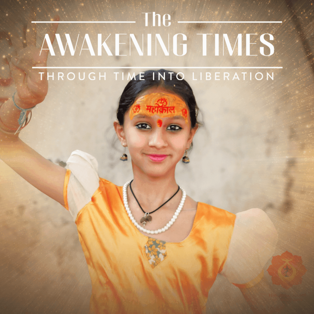 little girl dances traditional Indian dance