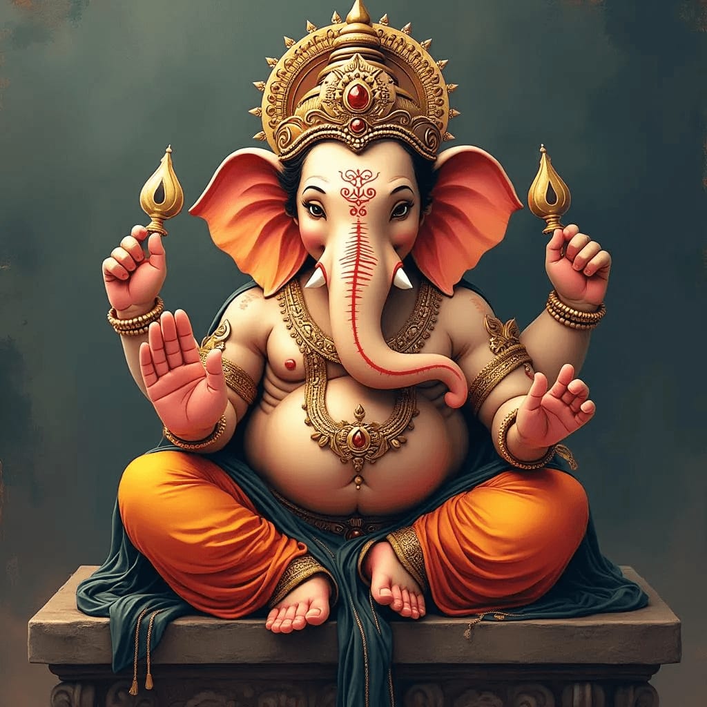 AI representation of Lord Ganesha